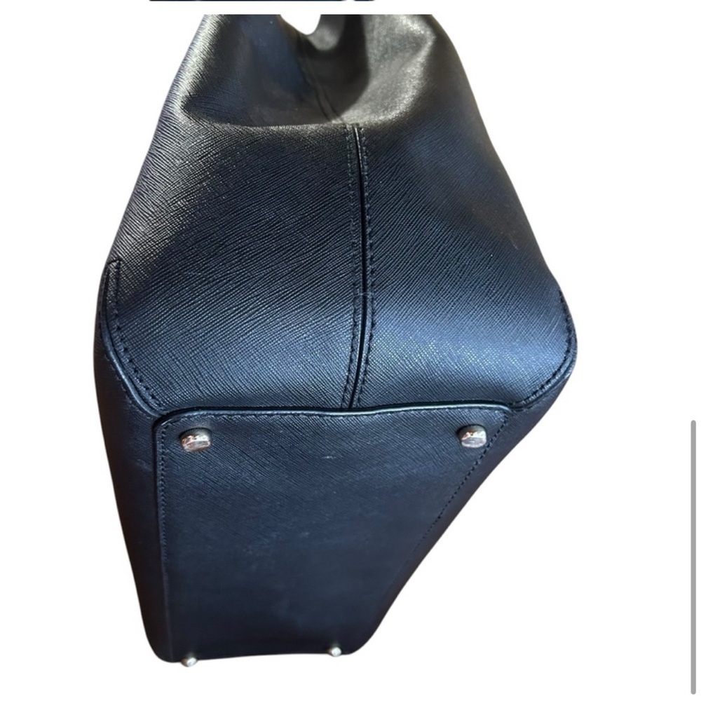 Kate Spade ♠️ Cove Street Airel Black Saffiano Leather Large Tote Bag - Picture 4 of 11